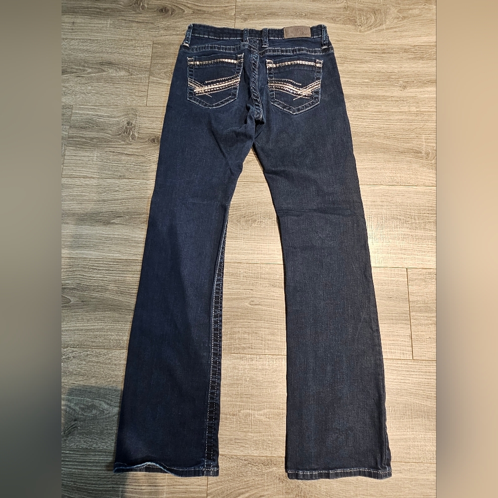 BKE Payton Jeans Womens 31 Long 26 R Boot Cut embroidered pocket Logo jeans 26